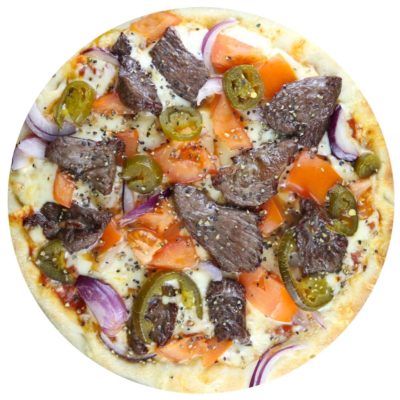 Rinder-Steak Pizza